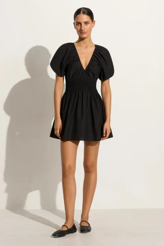 Salone Mini Dress Black sold by Faithfull the Brand