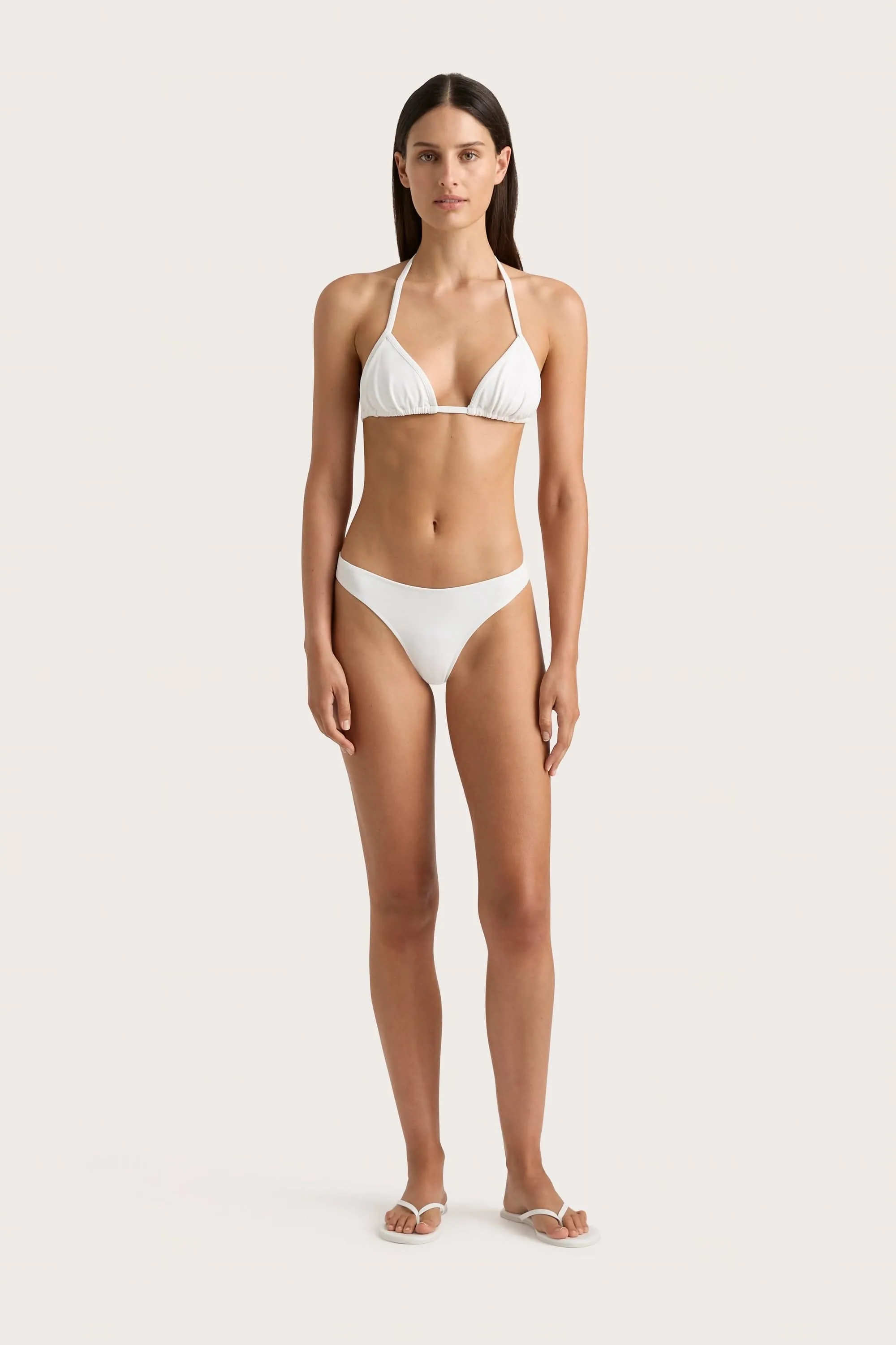 Bebe Bikini Bottom White - Final Sale sold by Faithfull the Brand