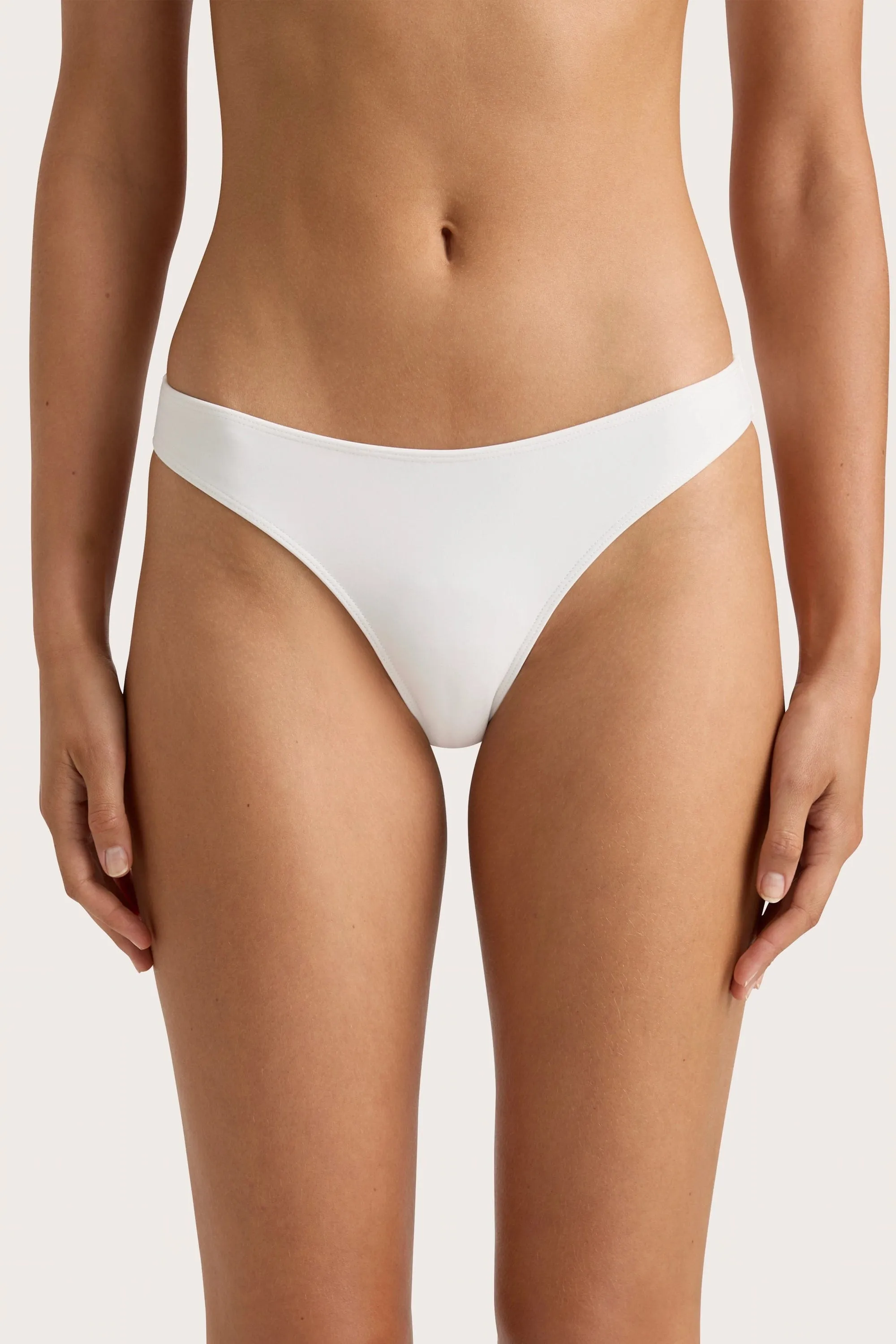 Bebe Bikini Bottom White - Final Sale sold by Faithfull the Brand product image thumbnail 4