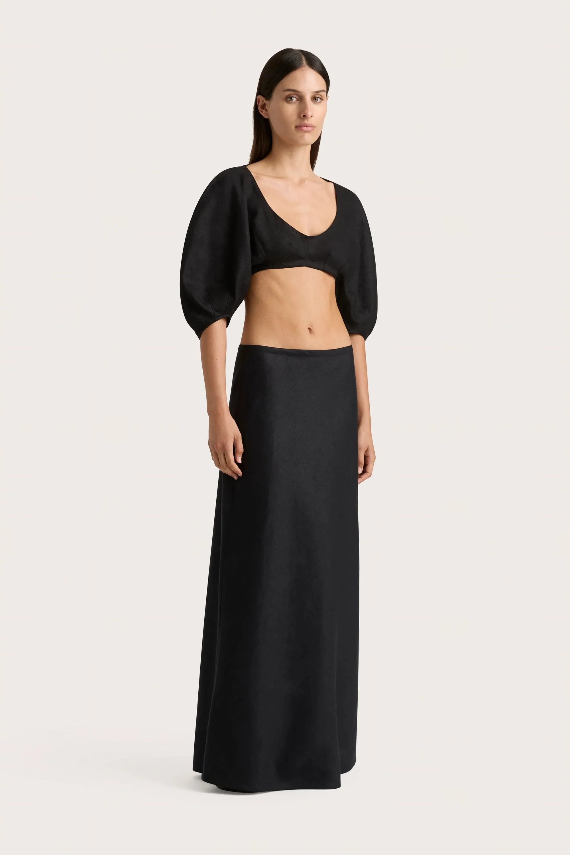 Antibes Maxi Skirt Black - Final Sale sold by Faithfull the Brand product image thumbnail 4