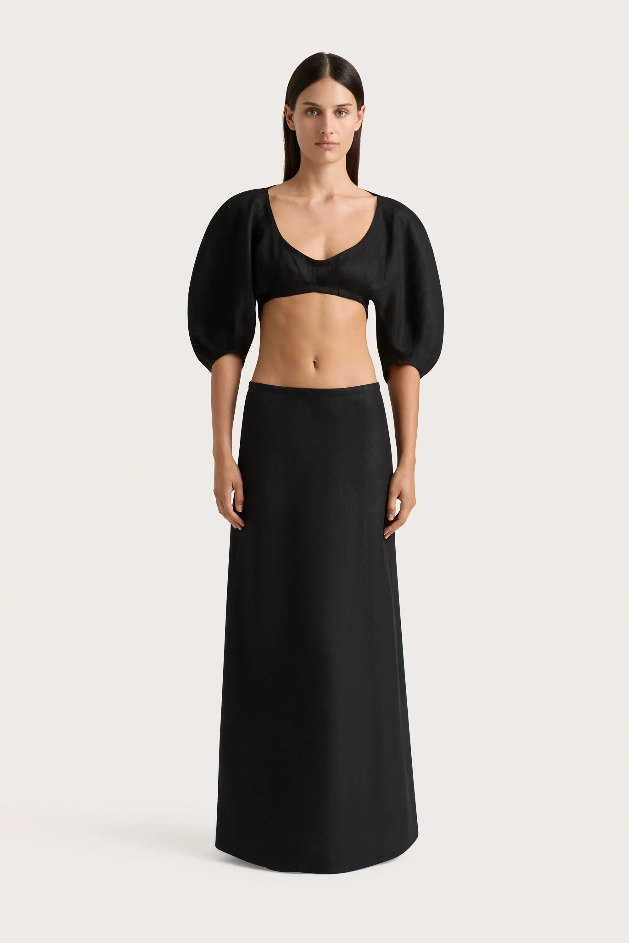 Antibes Maxi Skirt Black - Final Sale sold by Faithfull the Brand