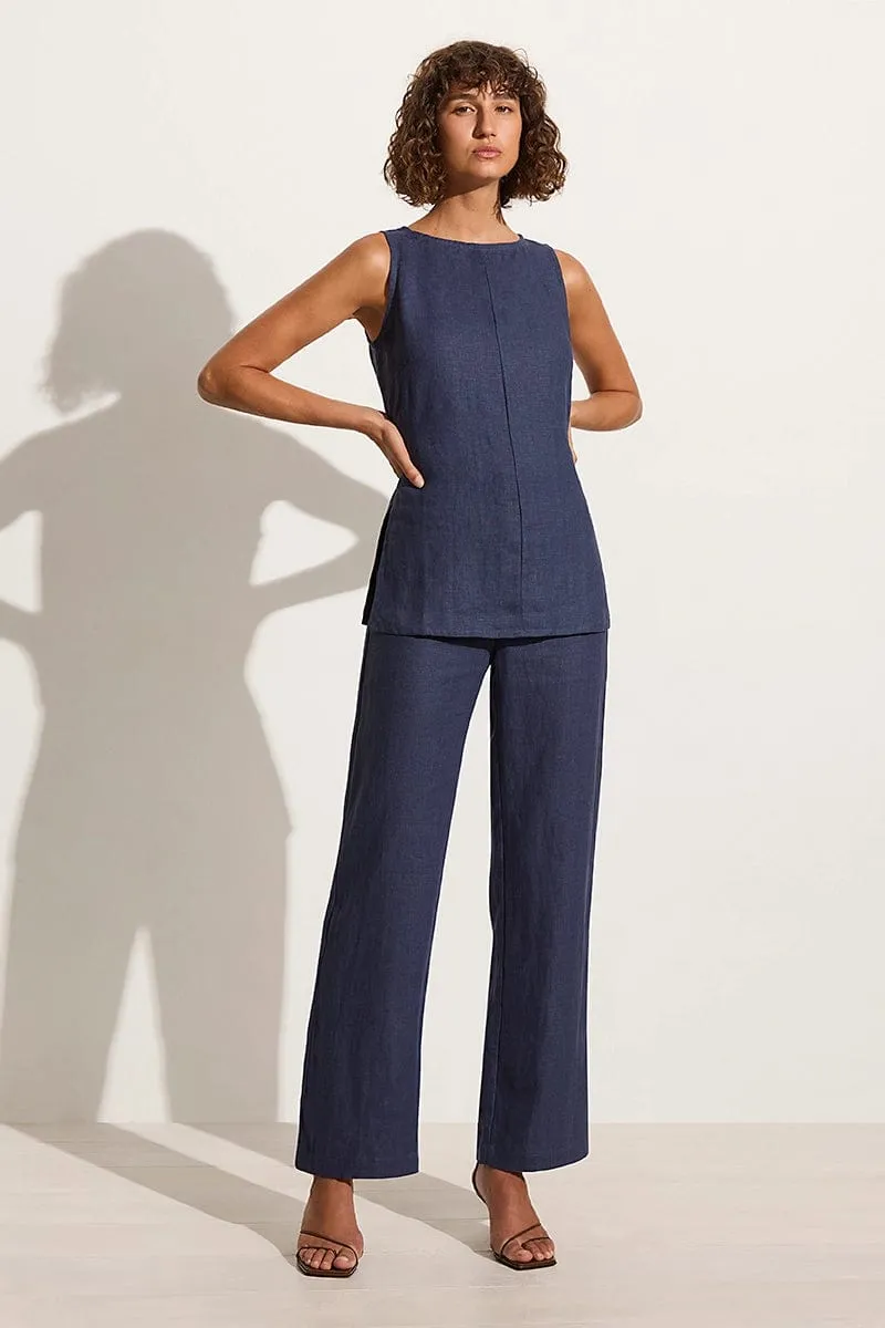 Vincente Pant Slate sold by Faithfull the Brand