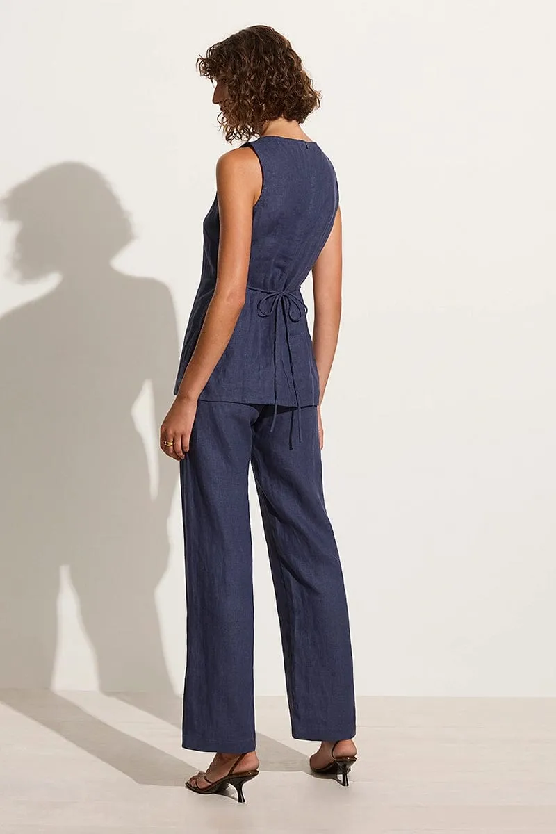 Vincente Pant Slate sold by Faithfull the Brand product image thumbnail 4