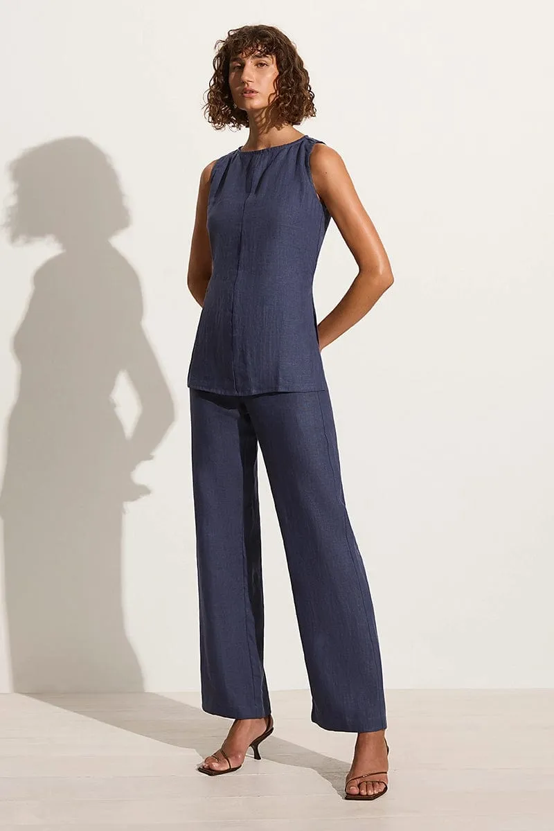 Vincente Pant Slate sold by Faithfull the Brand product image thumbnail 3