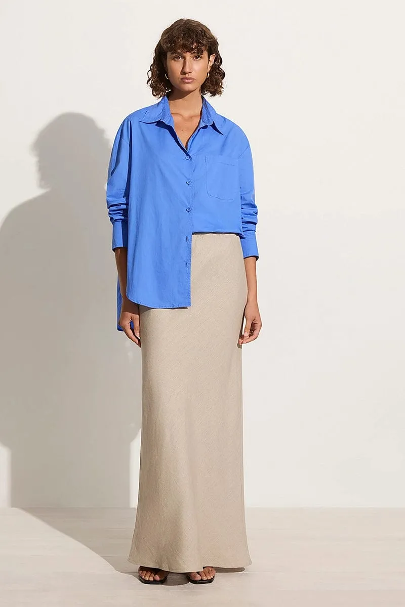 Davina Bias Skirt Natural sold by Faithfull the Brand