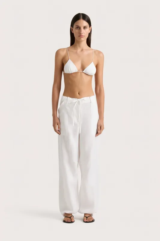 Geriba Pant White - Final Sale sold by Faithfull the Brand