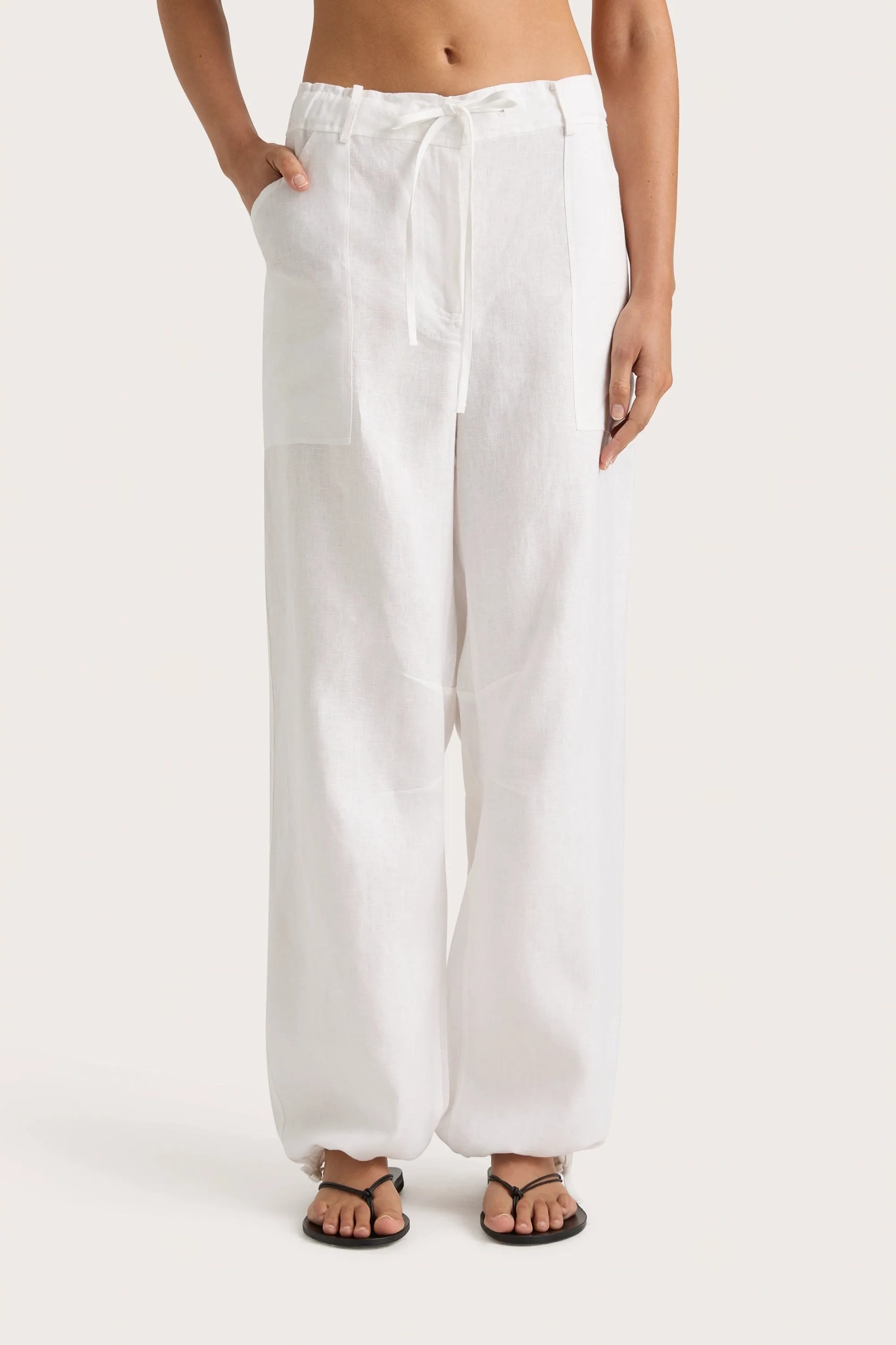 Geriba Pant White - Final Sale sold by Faithfull the Brand product image thumbnail 2