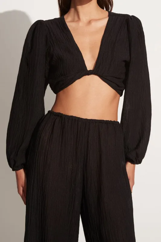 Palmera Top Black - Final Sale sold by Faithfull the Brand