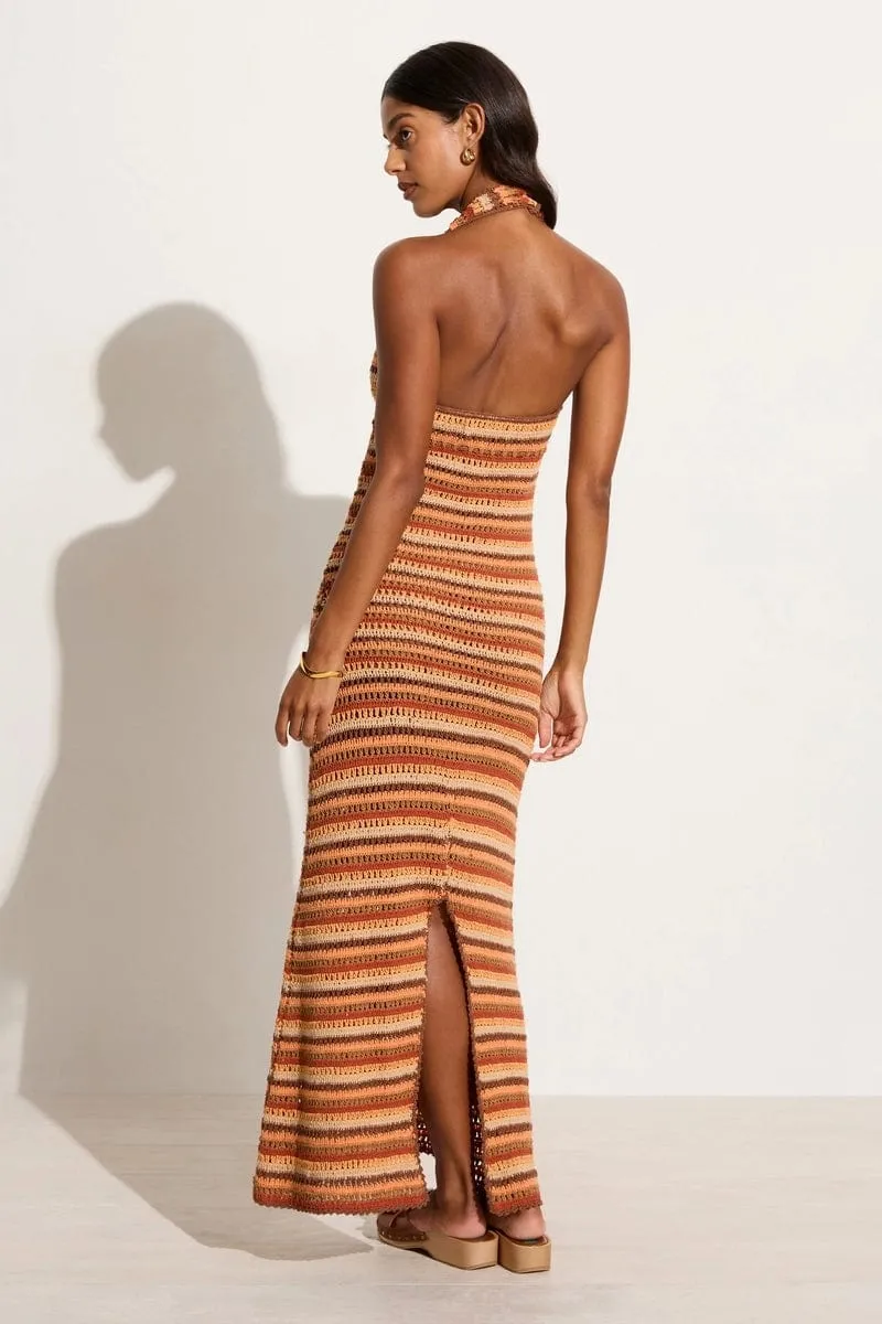 Isili Crochet Maxi Dress Melon (Exclusive) - Final Sale sold by Faithfull the Brand product image thumbnail 5