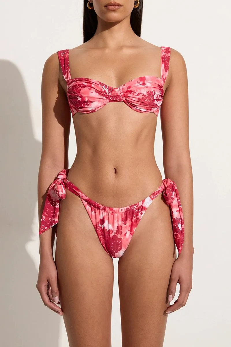 Sol Bikini Top Rosella Floral sold by Faithfull the Brand product image thumbnail 5
