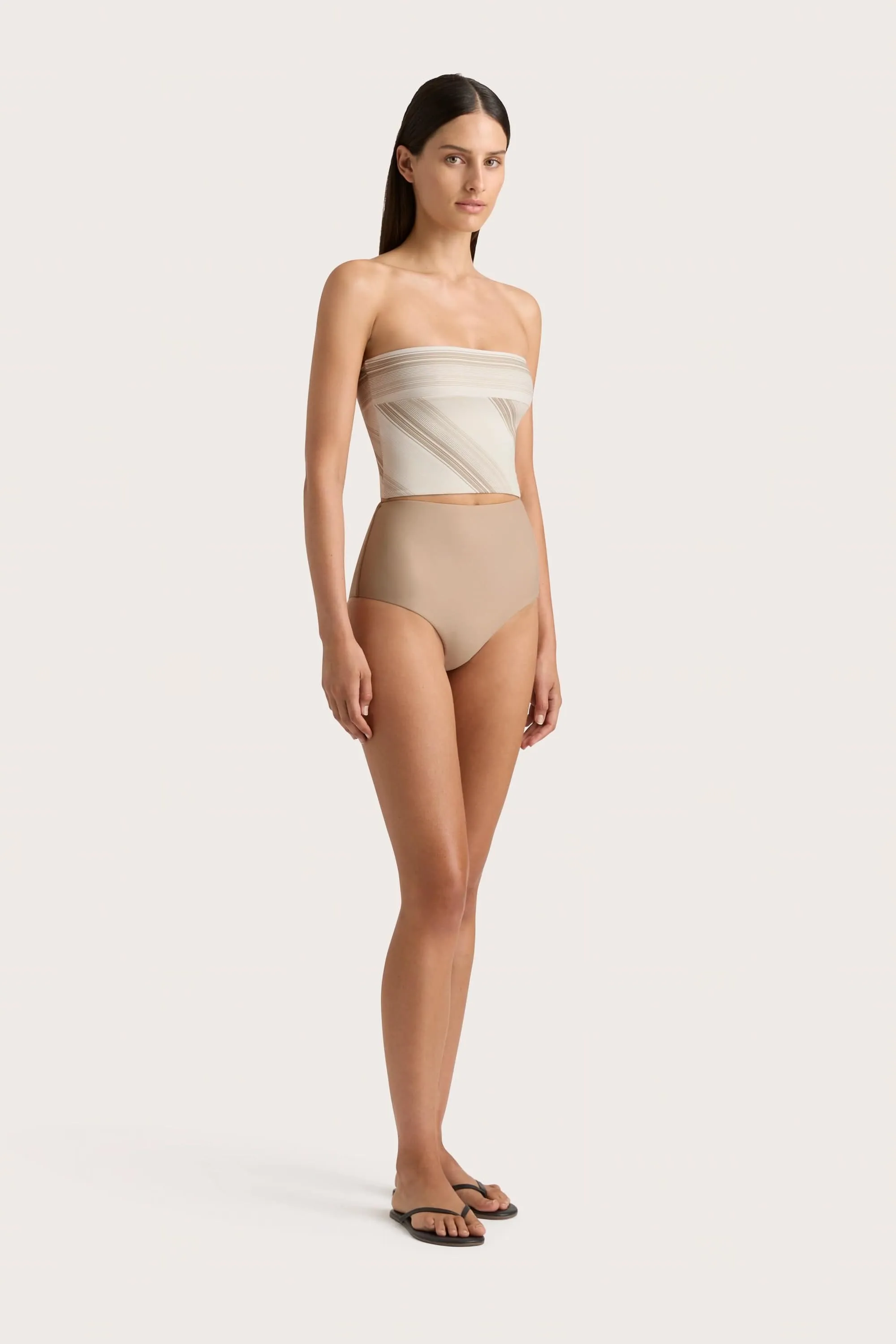 Reyes Bikini Bottom Taupe - Final Sale sold by Faithfull the Brand product image thumbnail 3