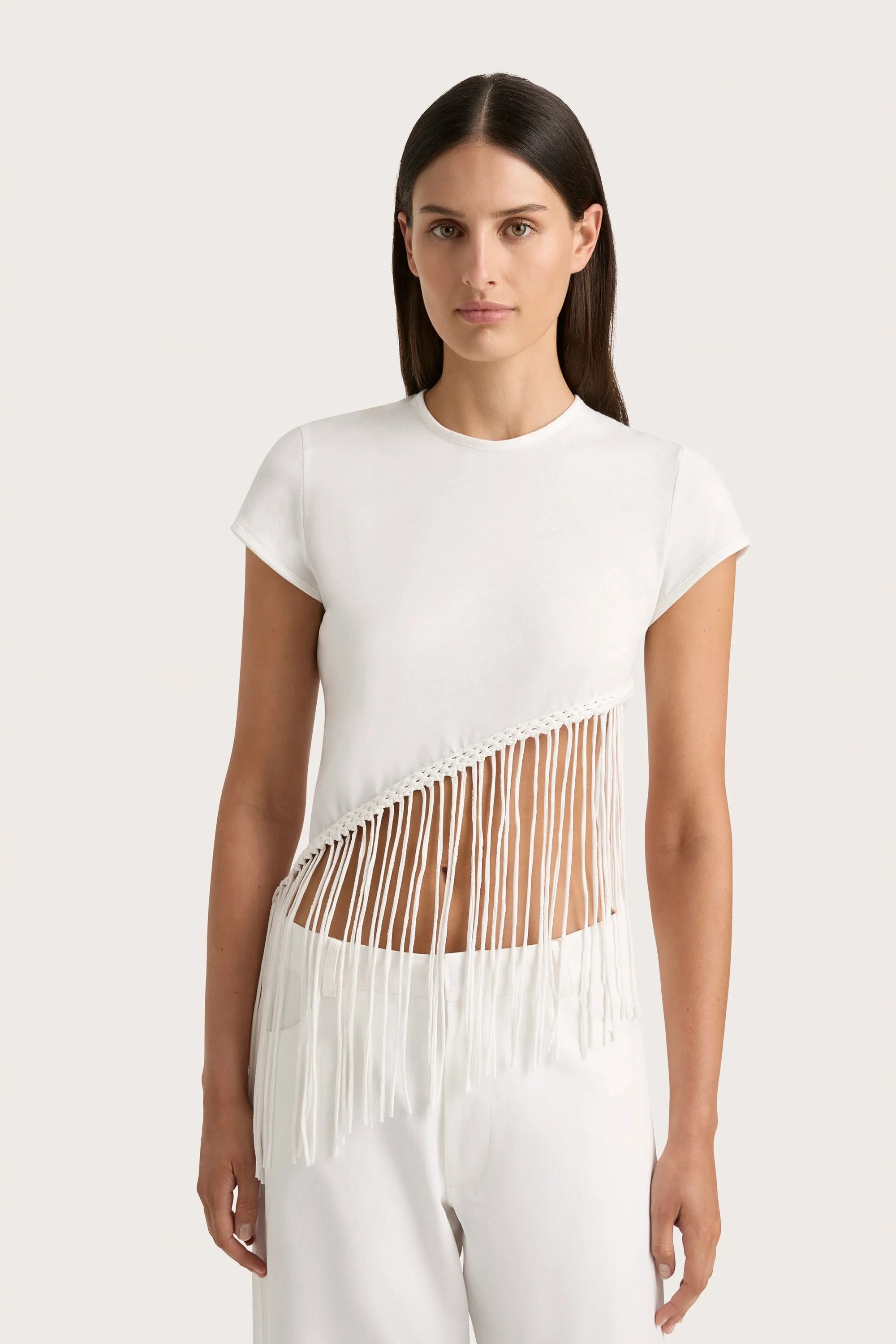 Maceio T-Shirt White - Final Sale sold by Faithfull the Brand product image thumbnail 3