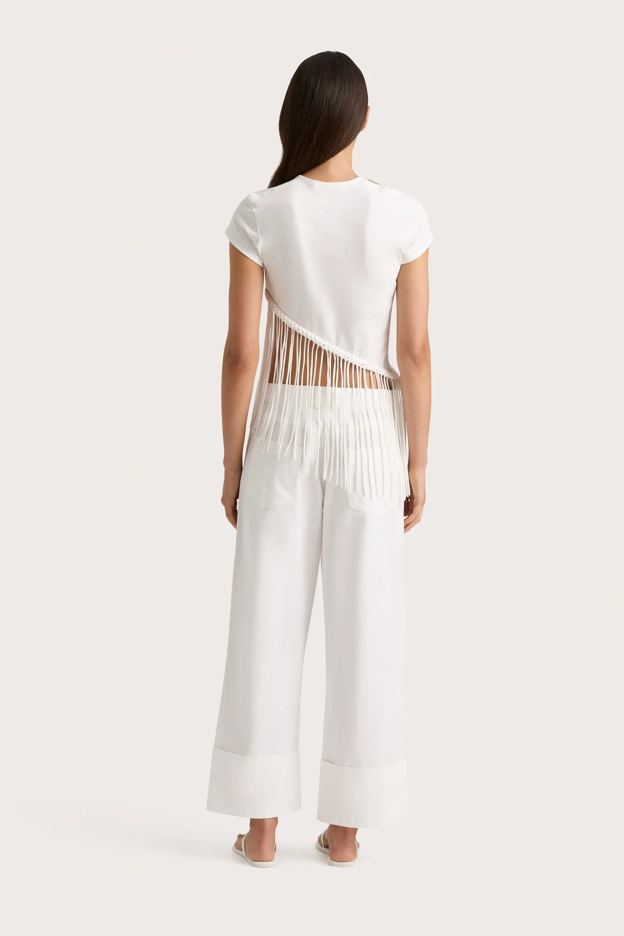 Maceio T-Shirt White - Final Sale sold by Faithfull the Brand product image thumbnail 5