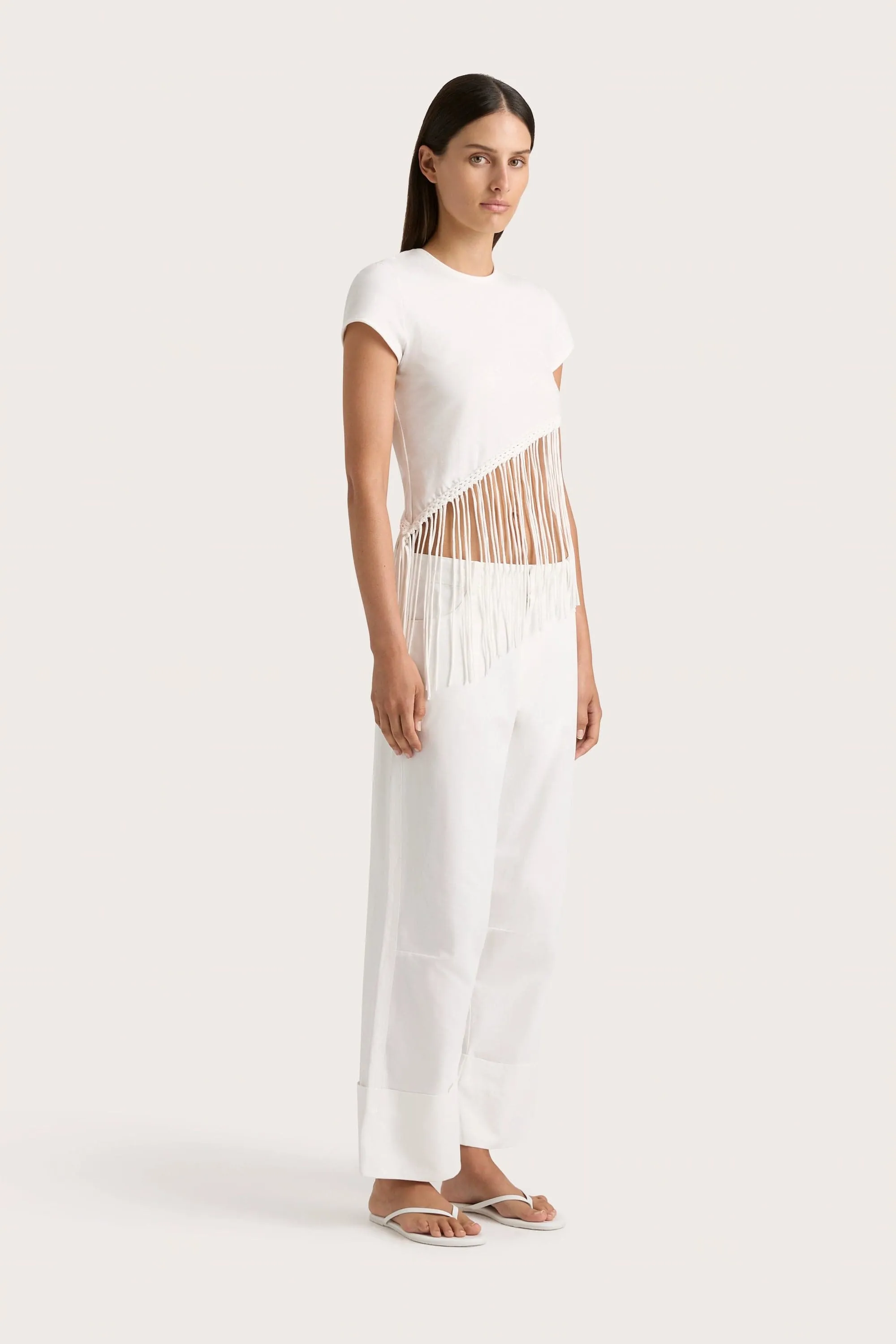 Maceio T-Shirt White - Final Sale sold by Faithfull the Brand product image thumbnail 4