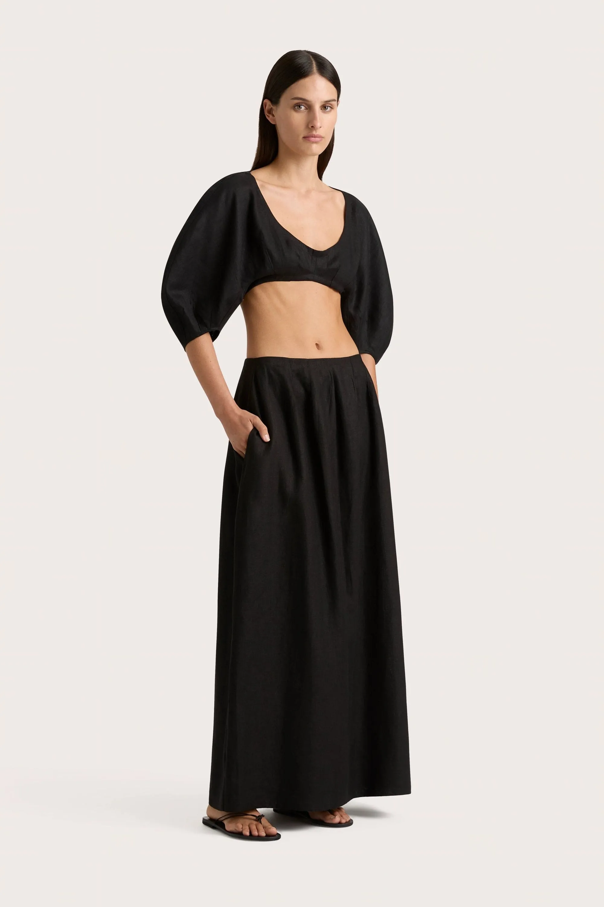 Soleil Top Black - Final Sale sold by Faithfull the Brand product image thumbnail 4