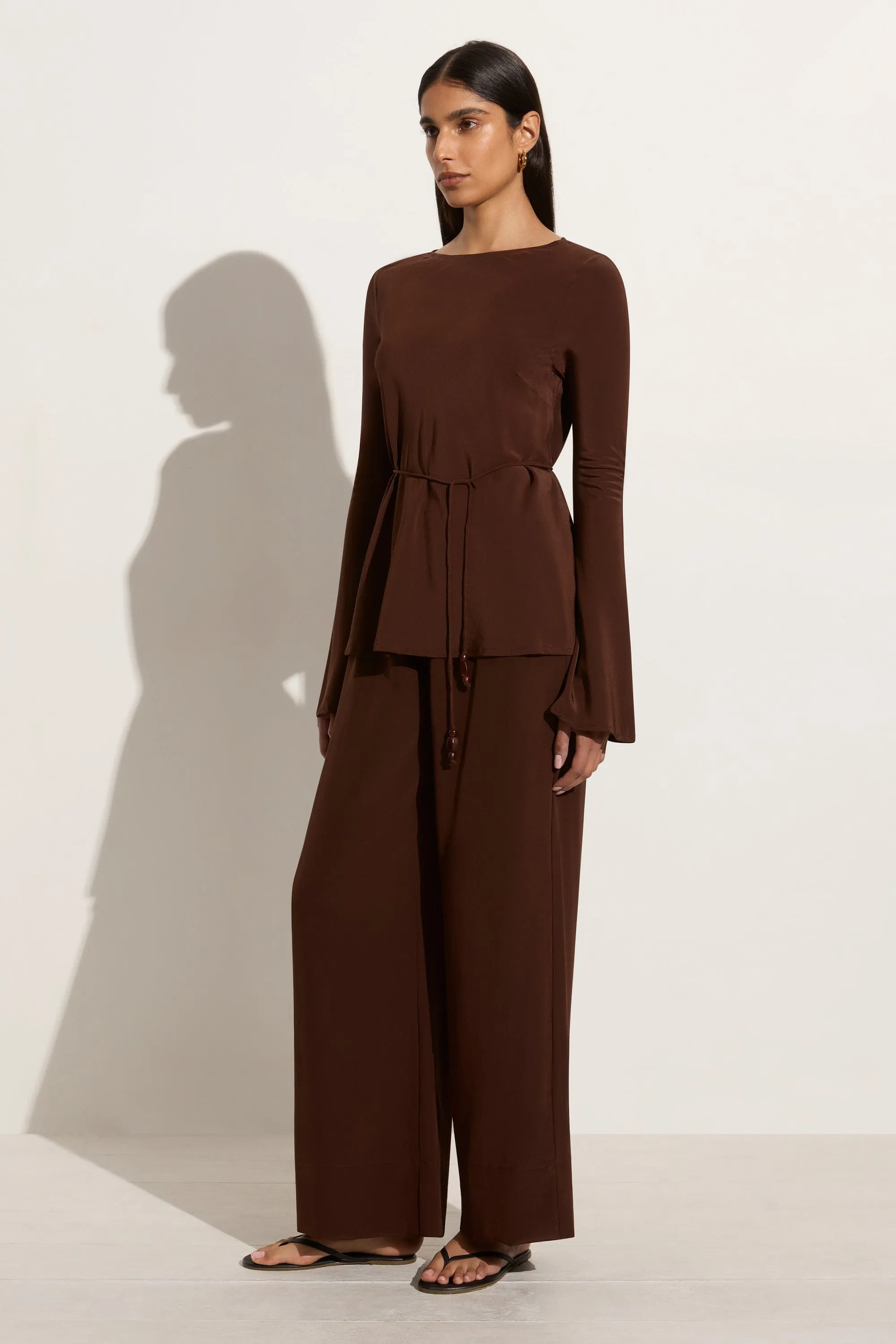 Monforte Pant Cioccolato sold by Faithfull the Brand product image thumbnail 3