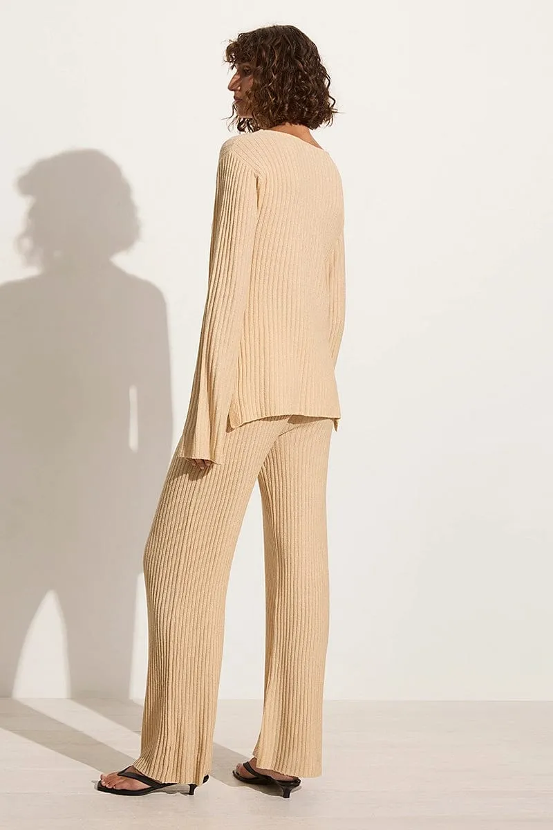 Santi Pant Beige - Final Sale sold by Faithfull the Brand product image thumbnail 4