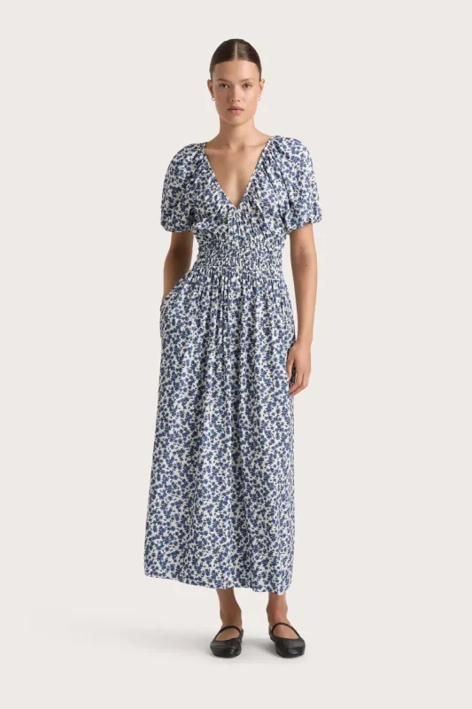 Geriba Maxi Dress Leilani Mid Blue - Final Sale | Parallel Geriba Maxi Dress Leilani Mid Blue - Final Sale | Parallel