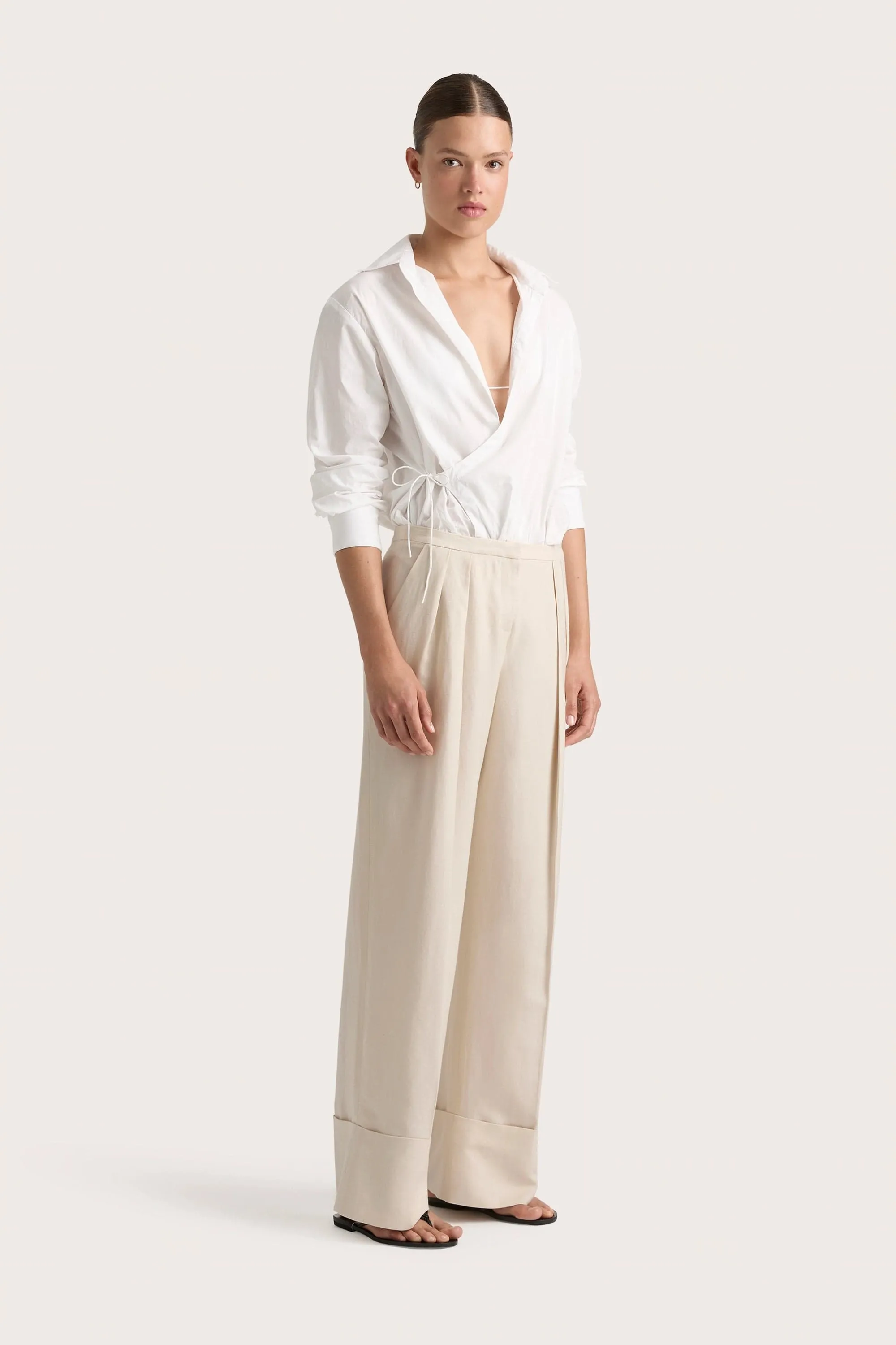 Soleil Trouser Sand - Final Sale sold by Faithfull the Brand product image thumbnail 2