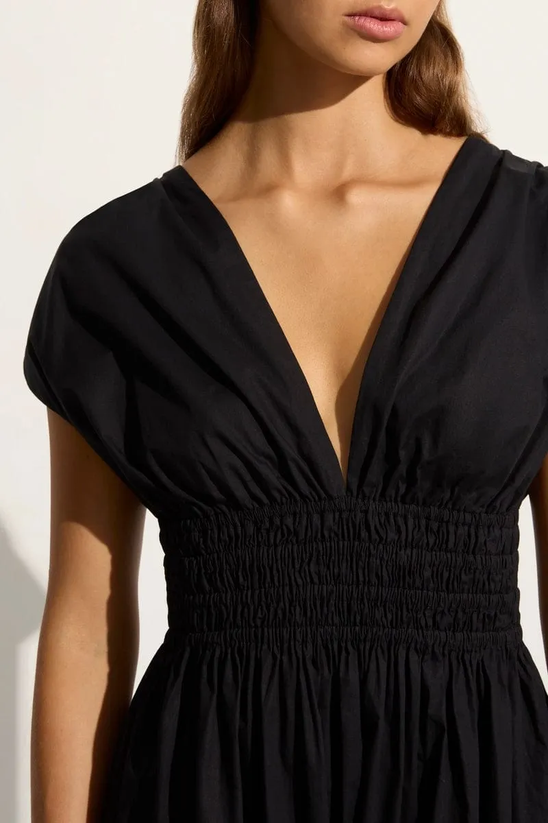 Agnes Midi Dress Black (Exclusive) sold by Faithfull the Brand product image thumbnail 4