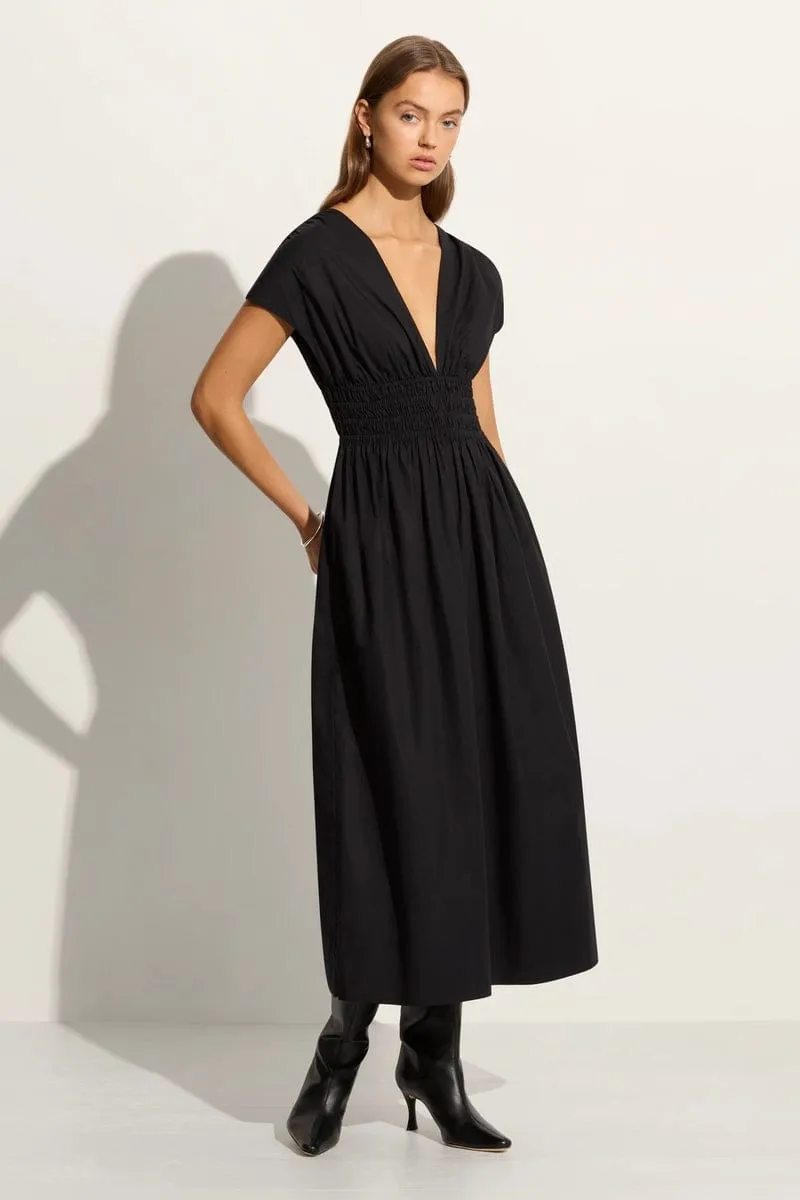 Agnes Midi Dress Black (Exclusive) sold by Faithfull the Brand product image thumbnail 5