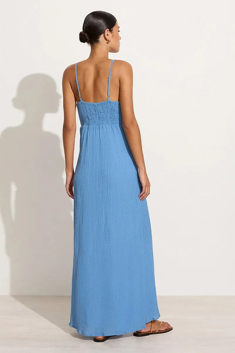 Verona Midi Dress Chambray Blue - Final Sale sold by Faithfull the Brand product image thumbnail 4