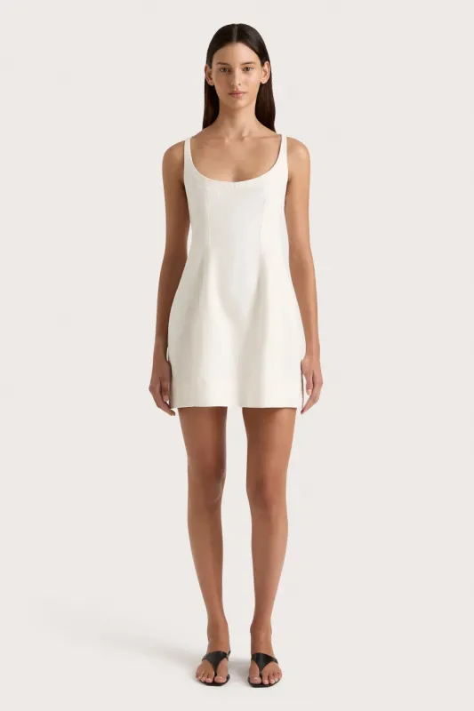 Sanne Mini Dress White - Final Sale sold by Faithfull the Brand
