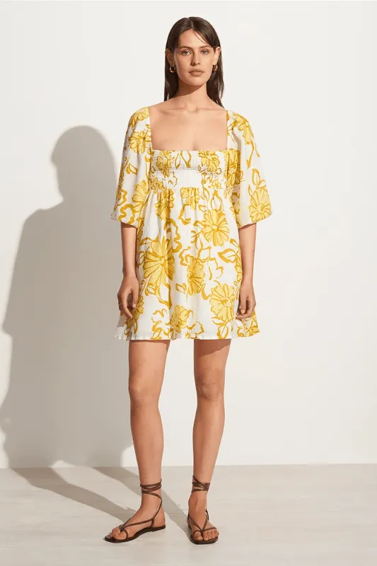 Dallia Mini Dress Cagliari Floral Print - Final Sale sold by Faithfull the Brand