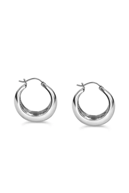 Oli Hoops Silver sold by Faithfull the Brand