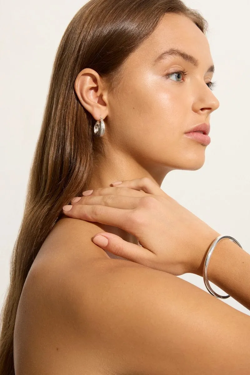 Oli Hoops Silver sold by Faithfull the Brand product image thumbnail 4