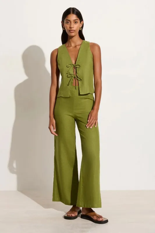 Ottavio Pants Palm Green - Final Sale sold by Faithfull the Brand