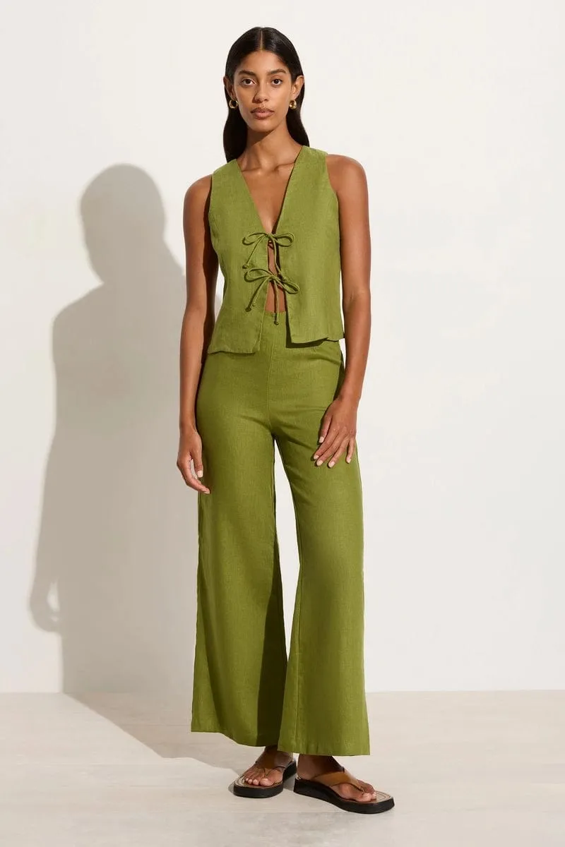 Ottavio Pants Palm Green - Final Sale sold by Faithfull the Brand