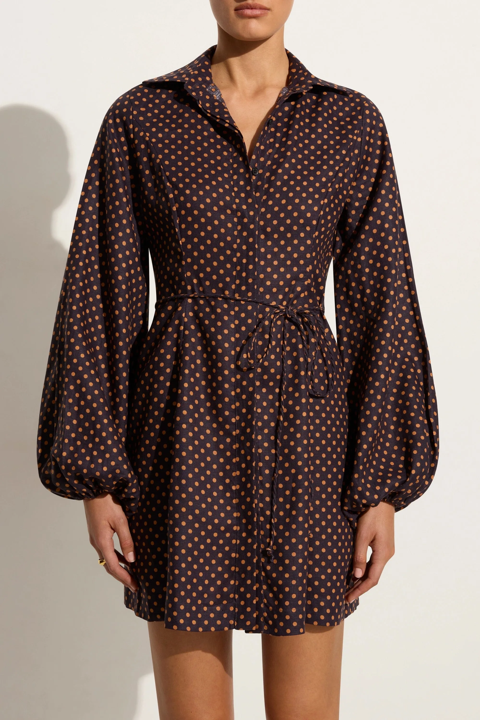 Rae Mini Dress Ludovica Polka Dot - Final Sale sold by Faithfull the Brand product image thumbnail 4