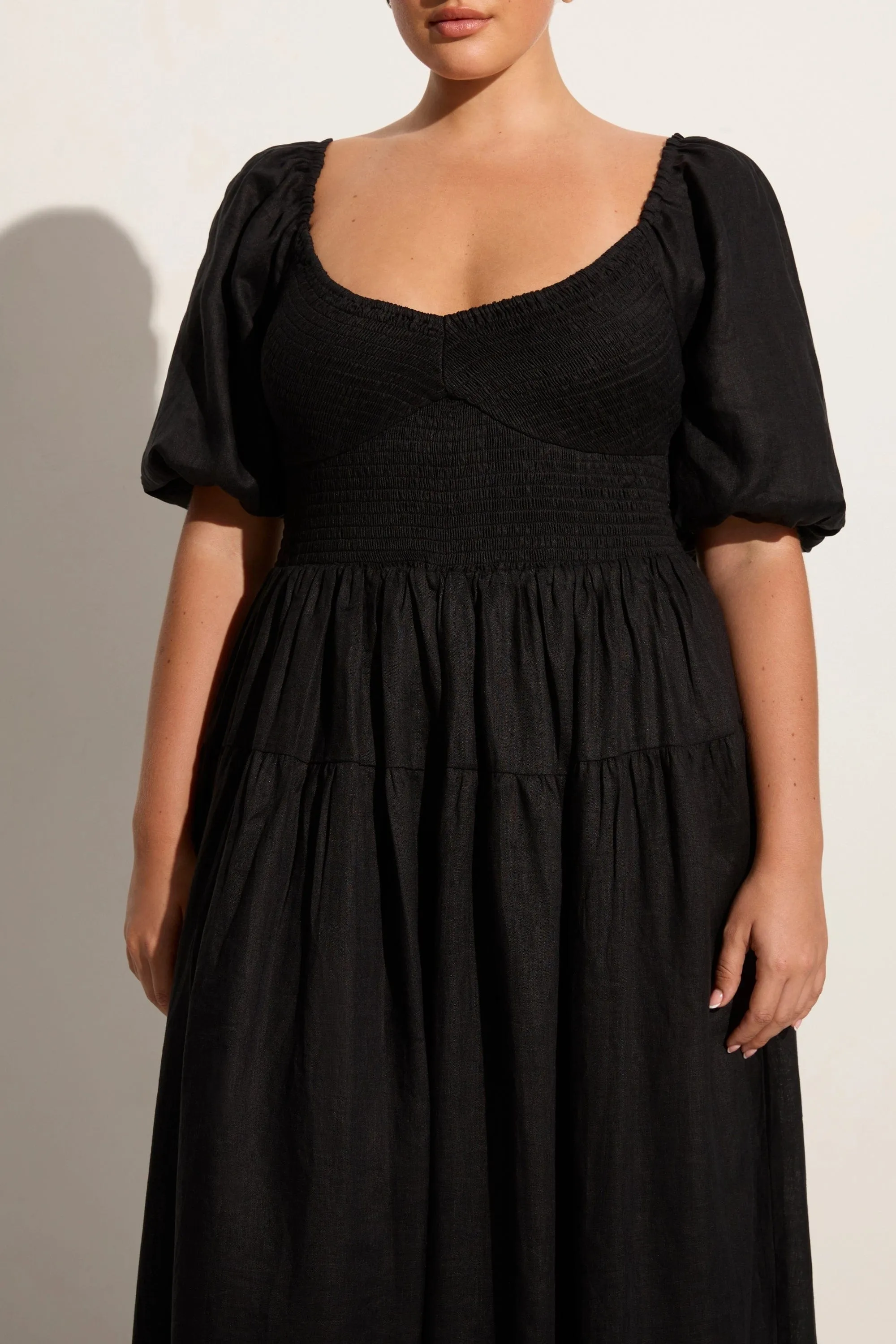 Rosarico Midi Dress Black - Final Sale sold by Faithfull the Brand product image thumbnail 3