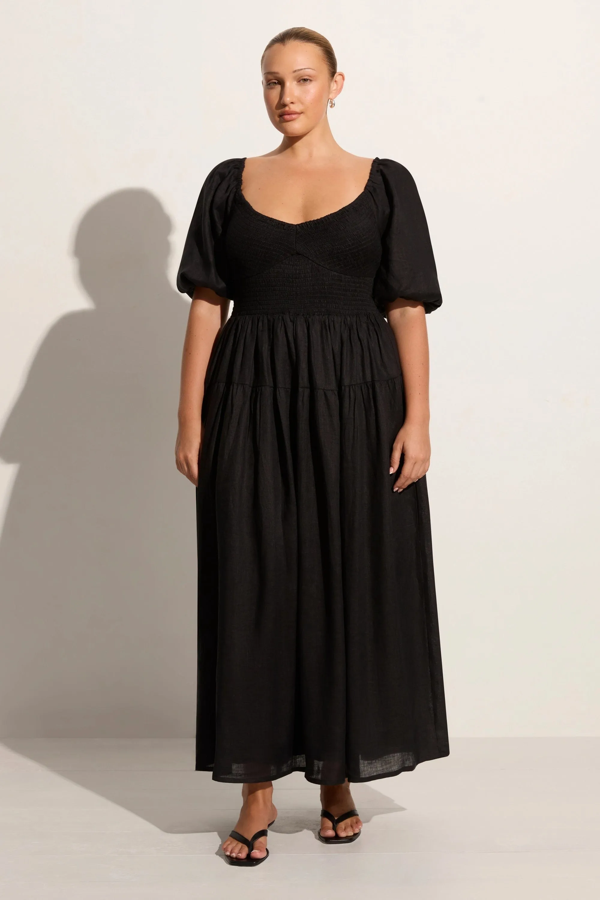 Rosarico Midi Dress Black - Final Sale sold by Faithfull the Brand