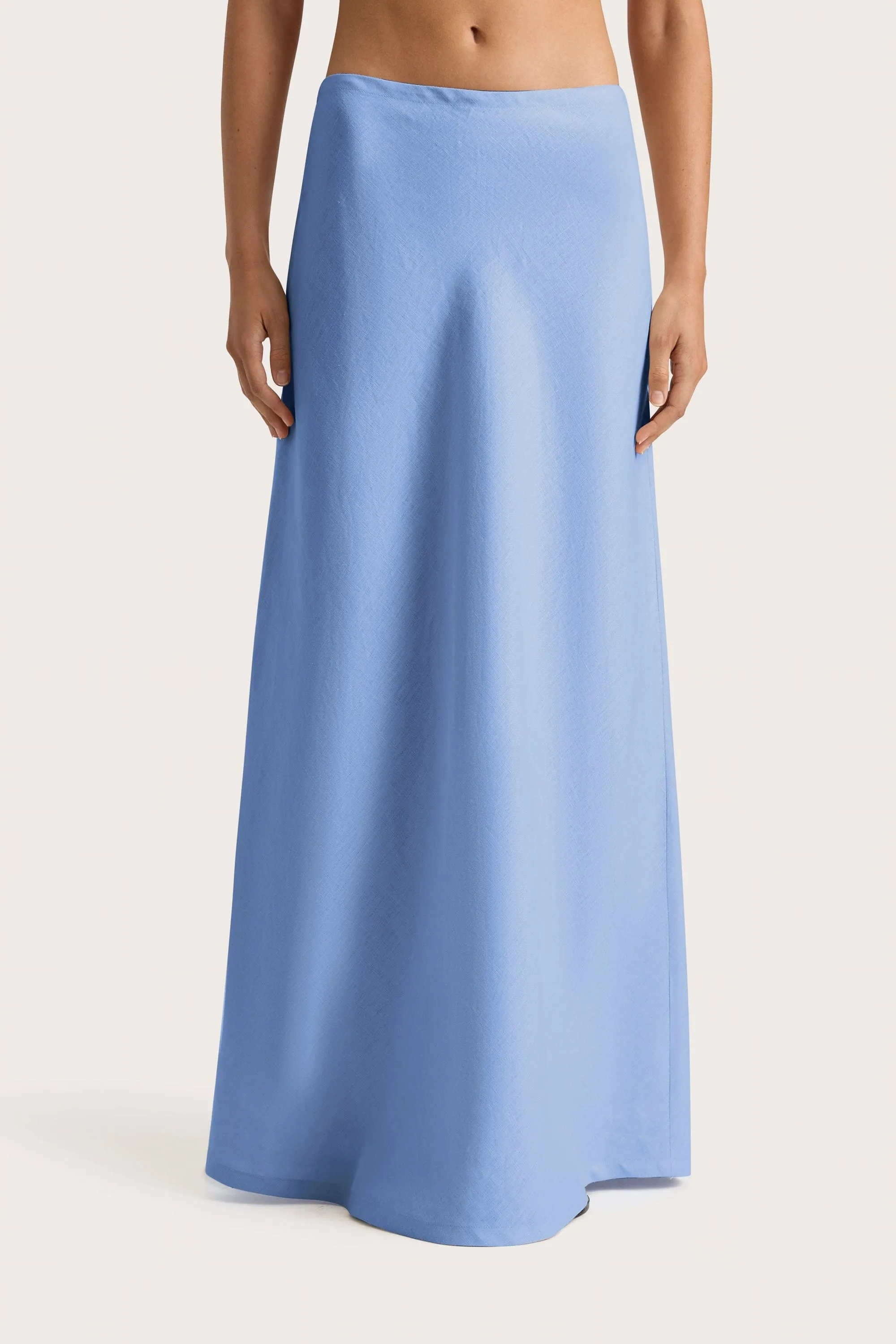 Antibes Maxi Skirt Mid Blue - Final Sale sold by Faithfull the Brand product image thumbnail 2