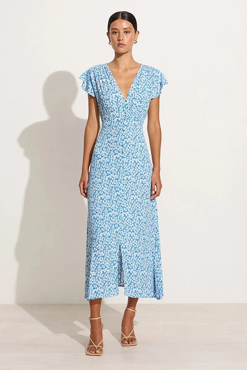 Magdelena Midi Dress Elka Floral - Final Sale sold by Faithfull the Brand product image thumbnail 5