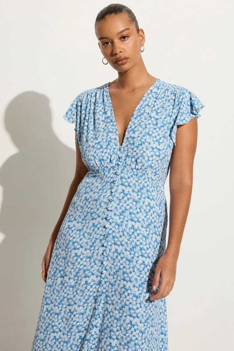Magdelena Midi Dress Elka Floral - Final Sale sold by Faithfull the Brand product image thumbnail 2