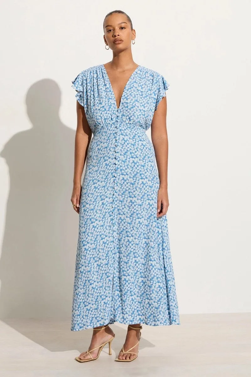 Magdelena Midi Dress Elka Floral - Final Sale sold by Faithfull the Brand