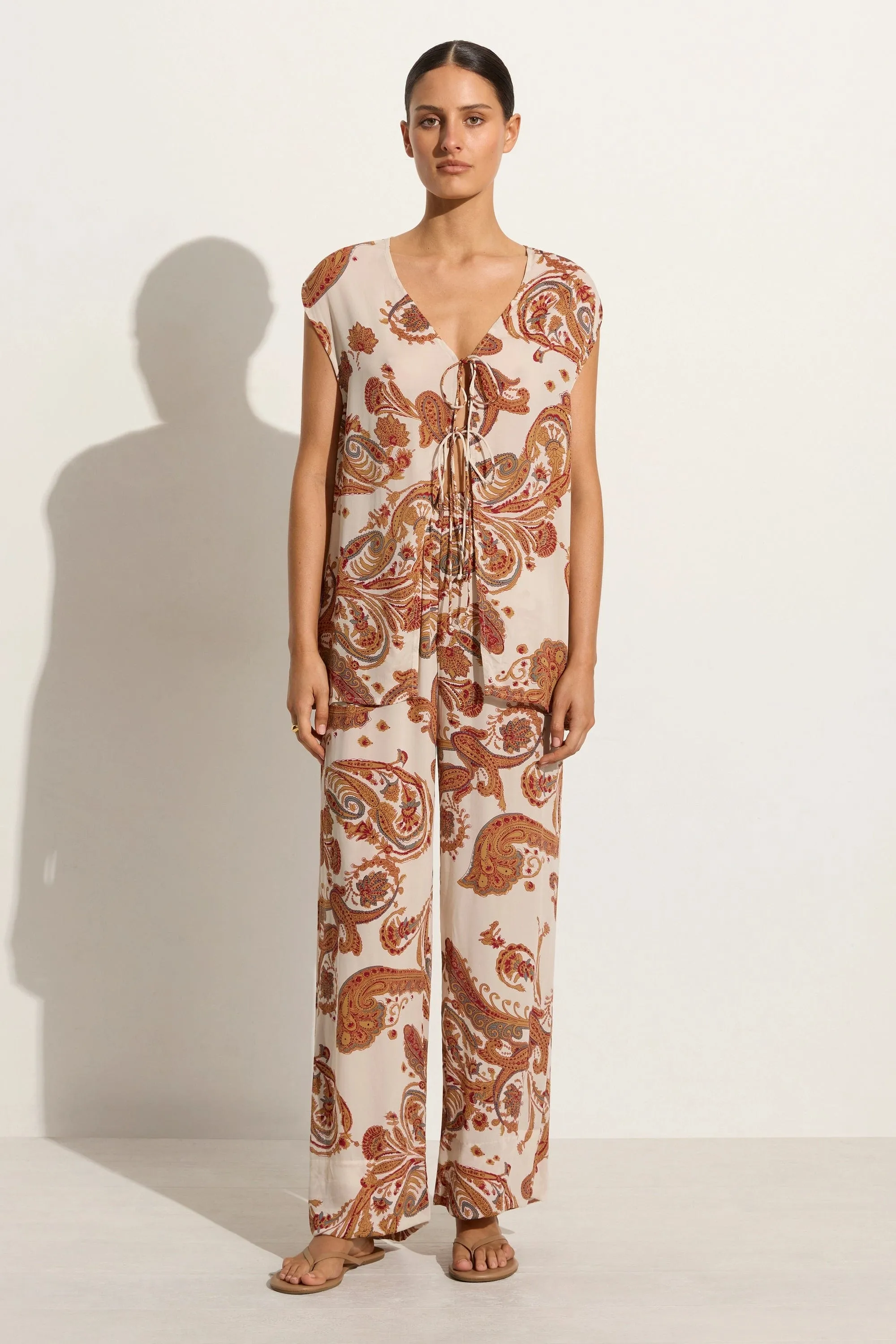 Gorges Pant Alessia Paisley - Final Sale sold by Faithfull the Brand