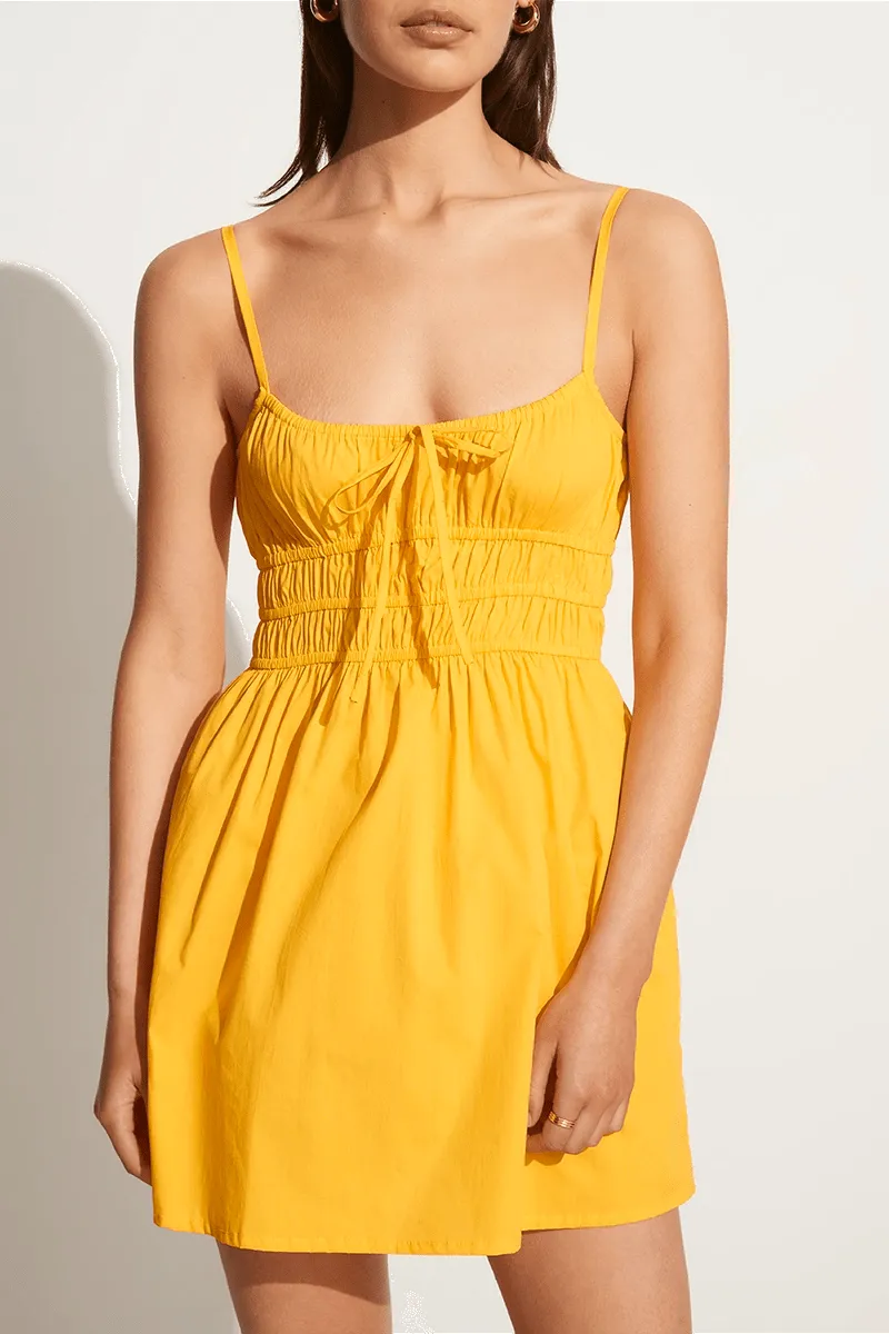 Alboa Mini Dress Citrus - Final Sale sold by Faithfull the Brand product image thumbnail 4