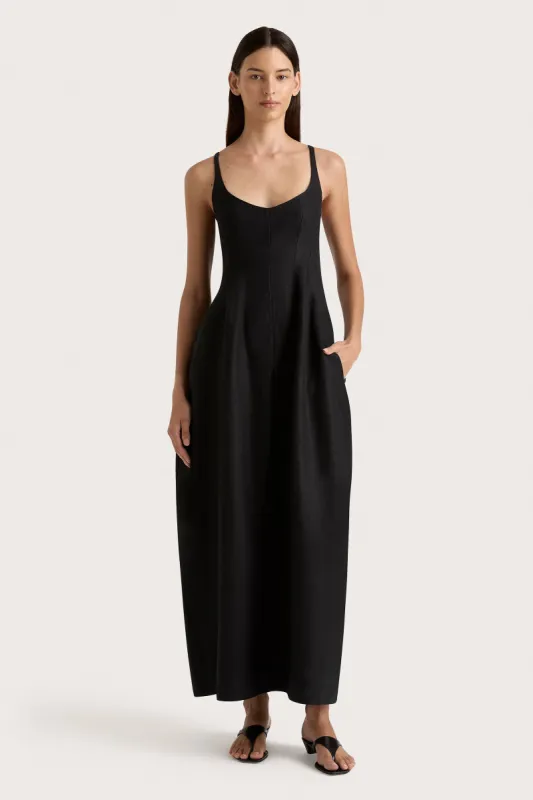 Sanne Midi Dress Black - Final Sale sold by Faithfull the Brand