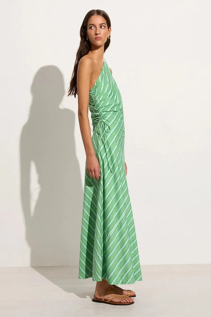 Laureles Maxi Dress Akaia Stripe Green sold by Faithfull the Brand product image thumbnail 3