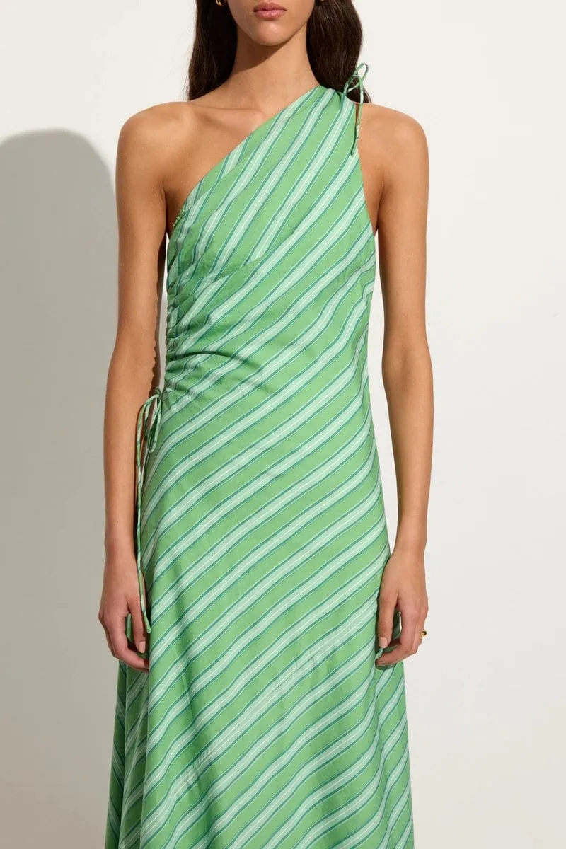 Laureles Maxi Dress Akaia Stripe Green sold by Faithfull the Brand product image thumbnail 4