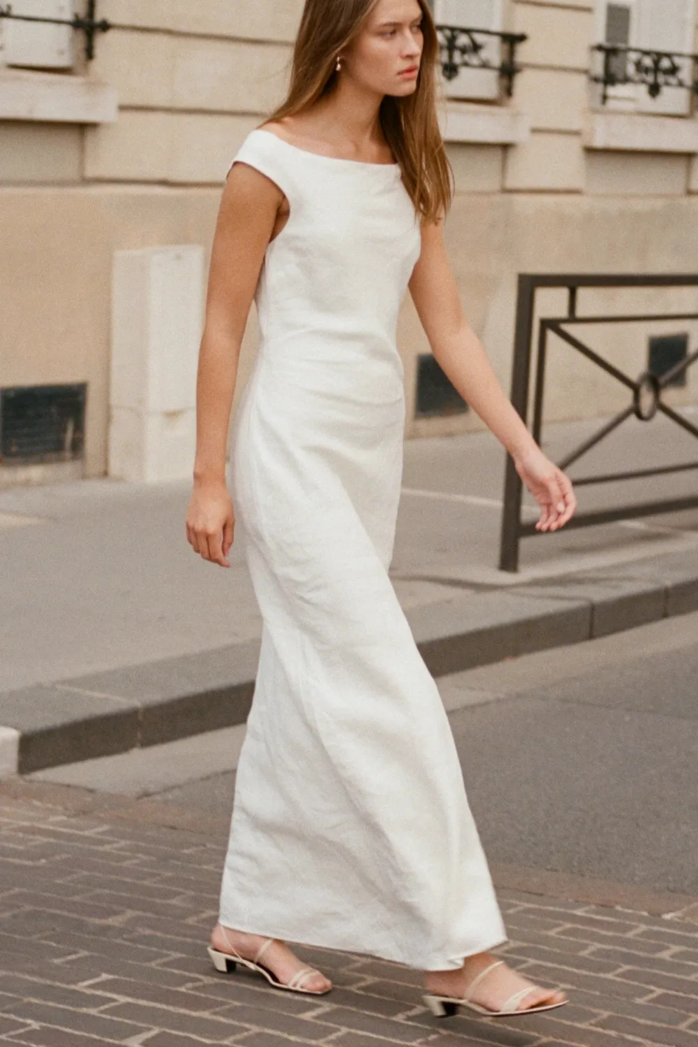 Ilride Maxi Dress White - Final Sale sold by Faithfull the Brand product image thumbnail 2