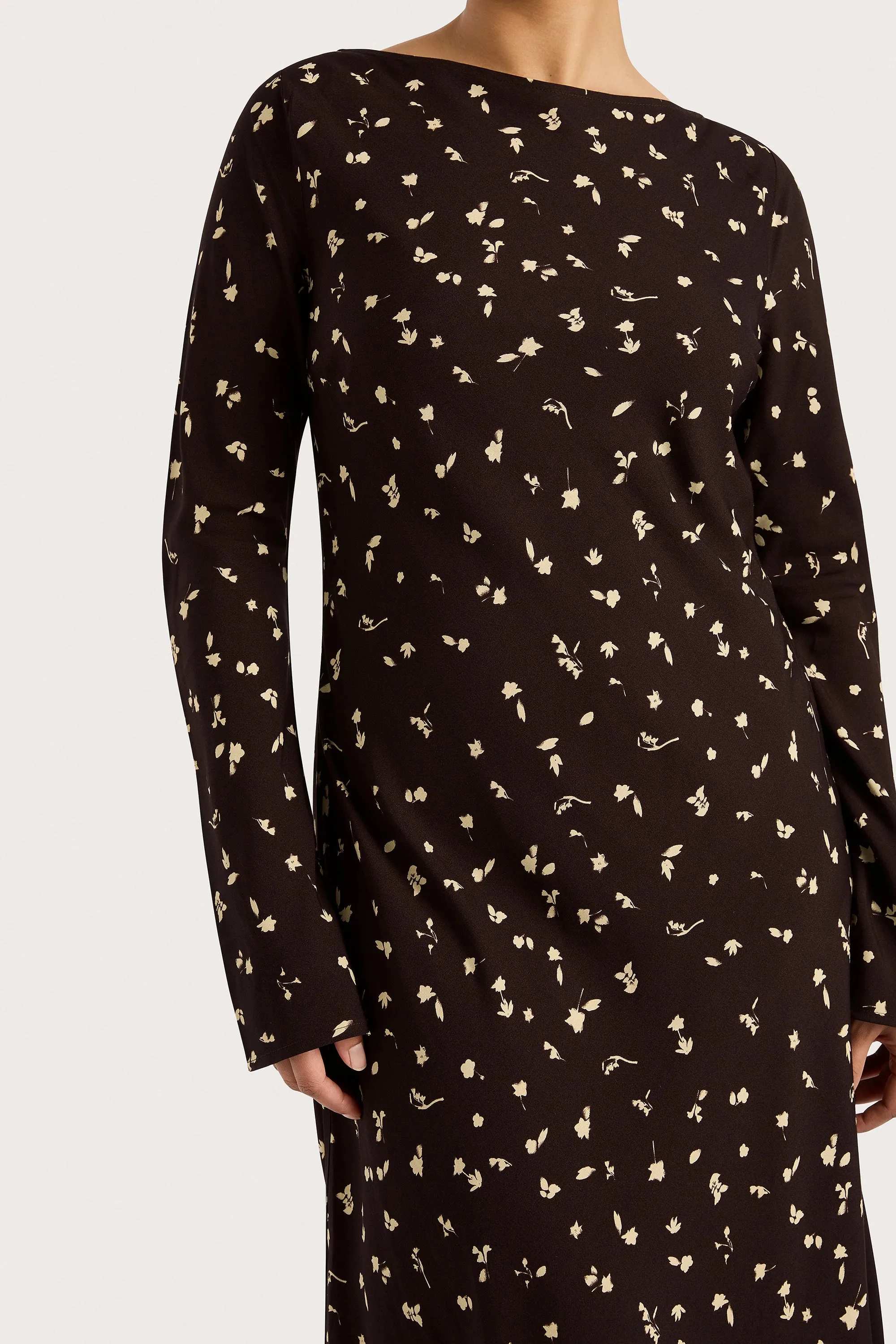 Lilou Maxi Dress Clover Brown - Final Sale sold by Faithfull the Brand product image thumbnail 3