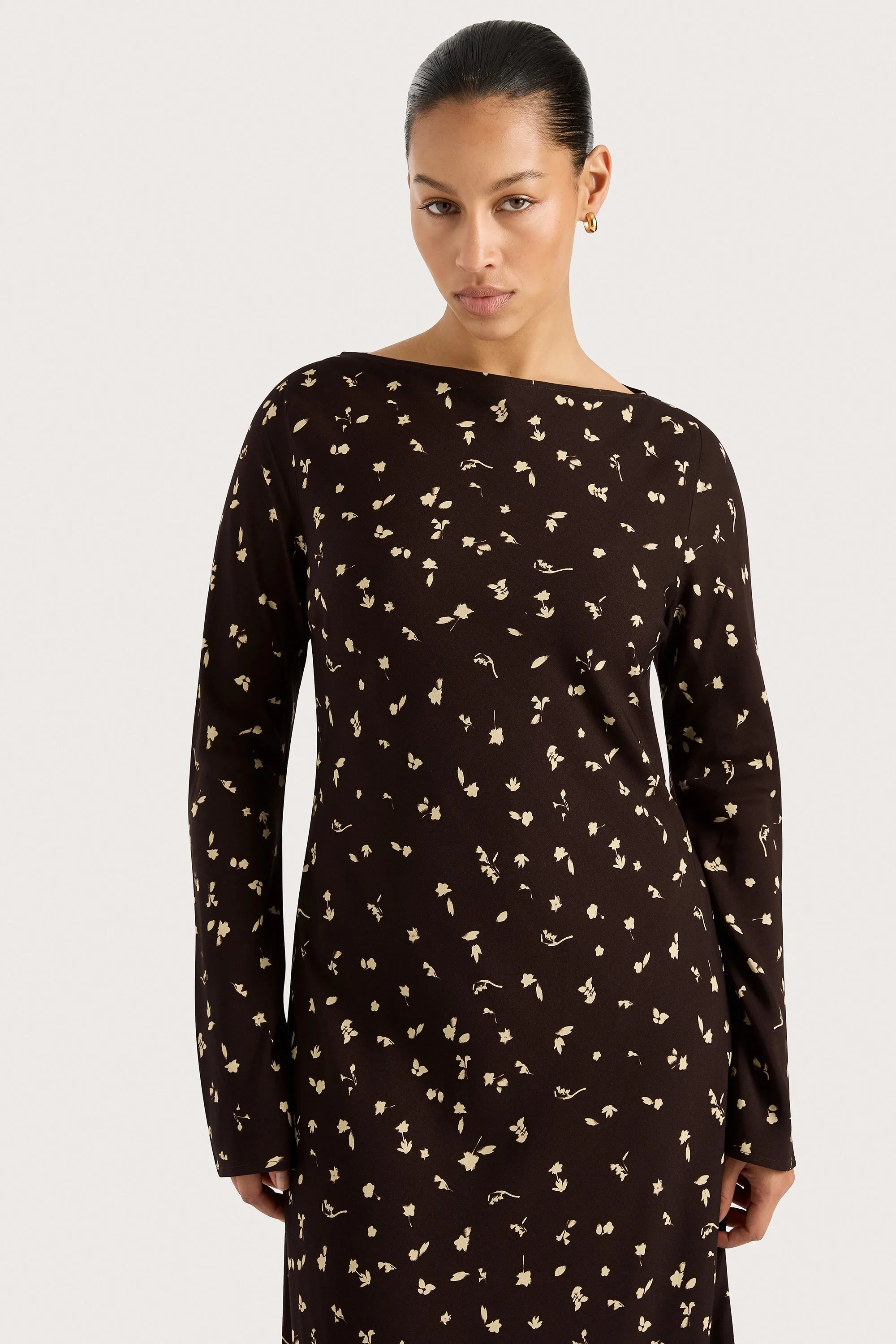 Lilou Maxi Dress Clover Brown - Final Sale sold by Faithfull the Brand product image thumbnail 2