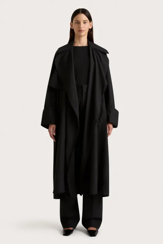 Odin Coat Black sold by Faithfull the Brand