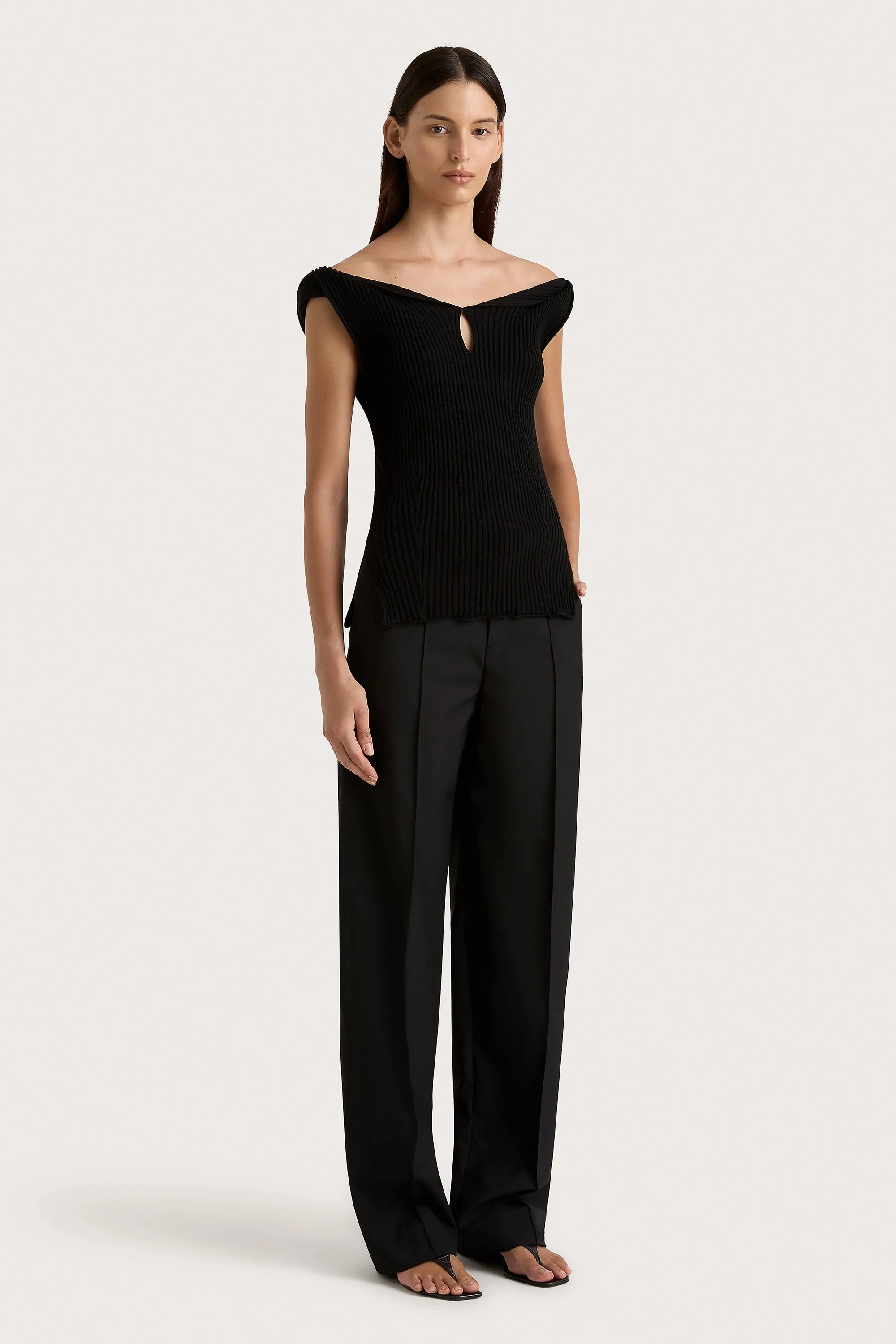 Heidi Knit Top Black - Final Sale sold by Faithfull the Brand product image thumbnail 3