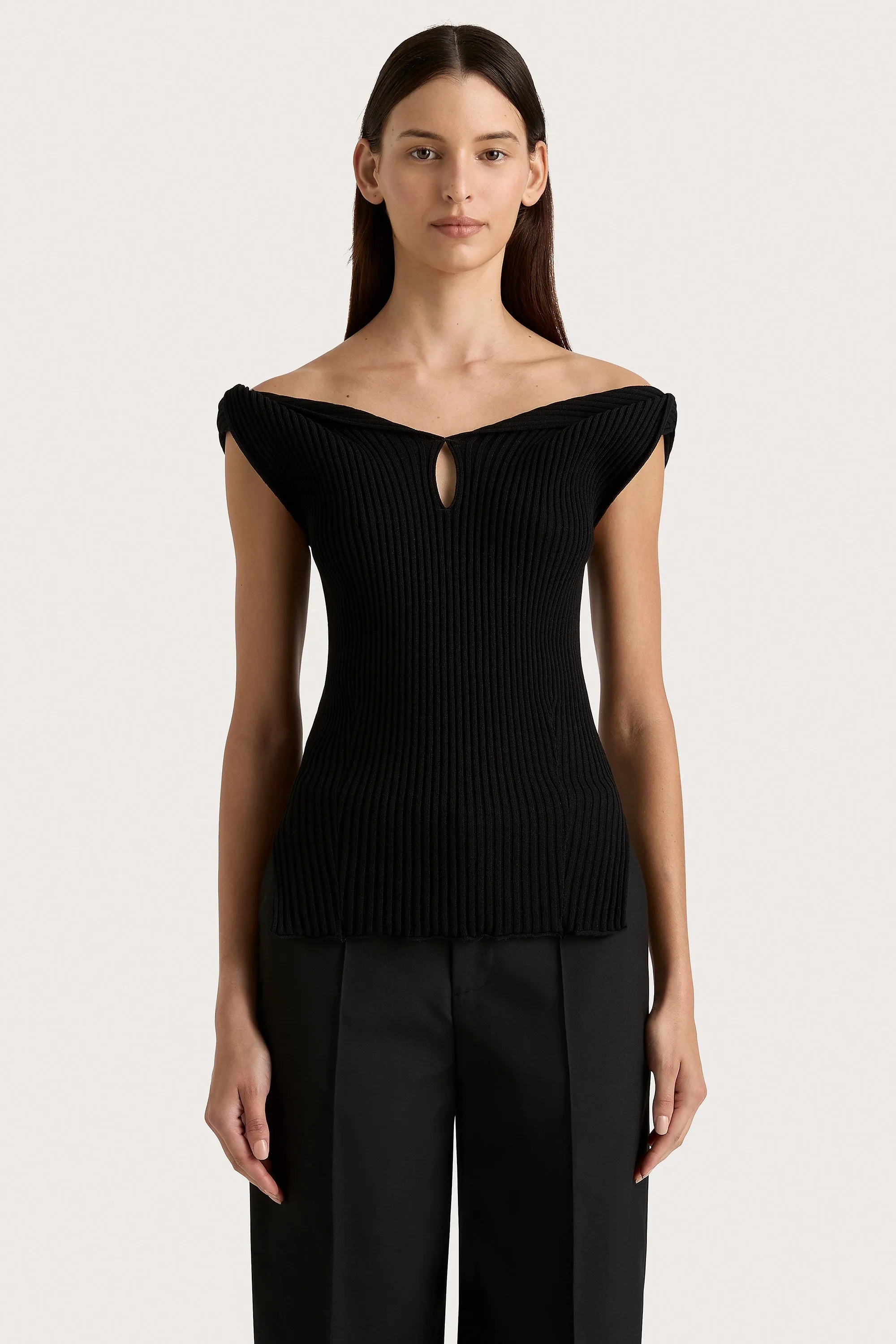 Heidi Knit Top Black - Final Sale sold by Faithfull the Brand product image thumbnail 2